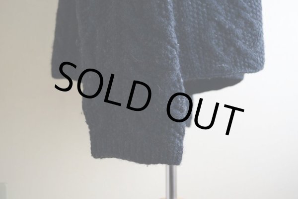 画像9: J.CREW フィッシャーマンセーター　 BLACK　 表記L  (9)