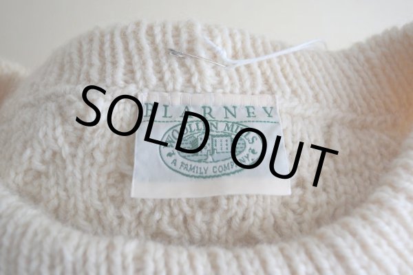 画像5: BLARNEY WOOLLEN MILLS フィッシャーマンセーター　 MADE IN IRELAND　 実寸XL  (5)