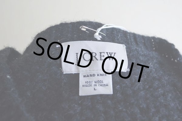 画像5: J.CREW フィッシャーマンセーター　 BLACK　 表記L  (5)