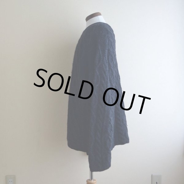 画像4: J.CREW フィッシャーマンセーター　 BLACK　 表記L  (4)