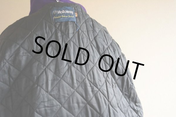 画像14: 1990s HOLLOWAY 袖レザースタジャン  MADE IN USA  表記XL  (14)