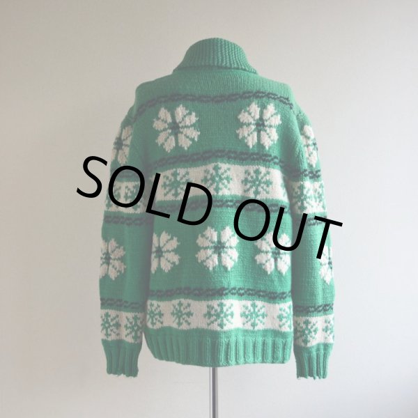 画像3: 1950s〜 雪柄カウチンセーター　 実寸ML  (3)