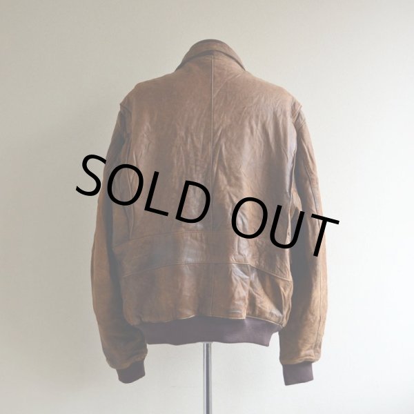 画像3: 1980s BANANA REPUBLIC ラムレザージャケット　 表記46  (3)