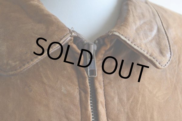 画像7: 1980s BANANA REPUBLIC ラムレザージャケット　 表記46  (7)