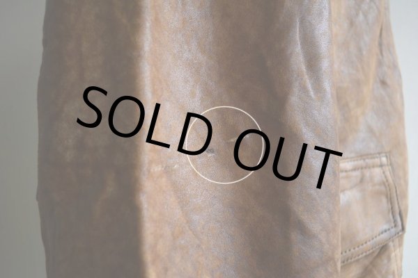 画像20: 1980s BANANA REPUBLIC ラムレザージャケット　 表記46  (20)