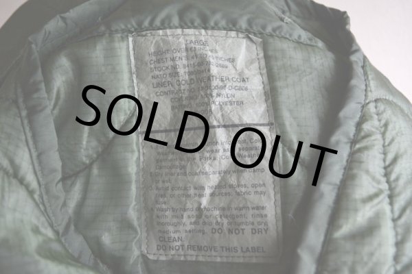 画像5: 1990s US.ARMY M-65 キルティングライナージャケット　 表記L  (5)