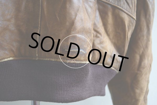 画像18: 1980s BANANA REPUBLIC ラムレザージャケット　 表記46  (18)