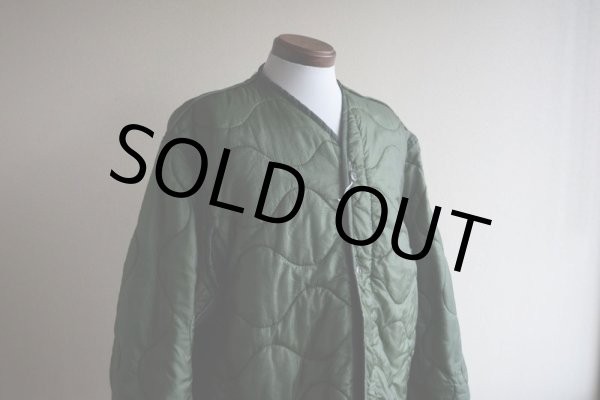 画像7: 1990s US.ARMY M-65 キルティングライナージャケット　 表記L  (7)