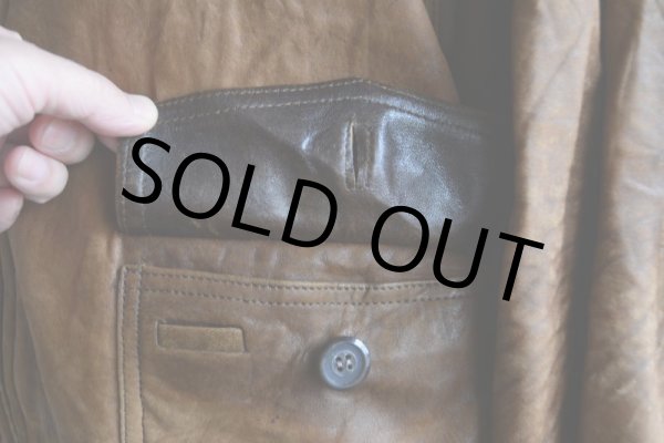 画像9: 1980s BANANA REPUBLIC ラムレザージャケット　 表記46  (9)