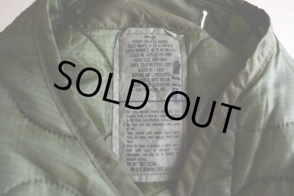 画像5: 1990s US.ARMY M-65 キルティングライナージャケット  表記M  (5)