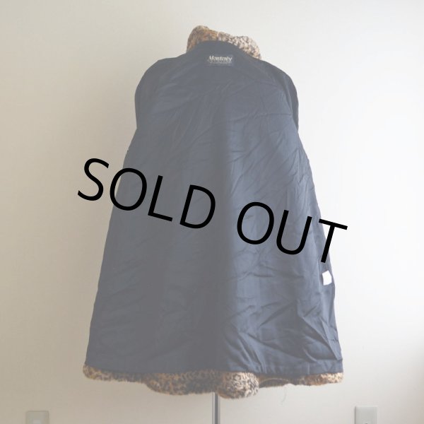 画像5: 1980s Monterey ヒョウ柄フェイクファーコート  MADE IN USA  表記XL  (5)