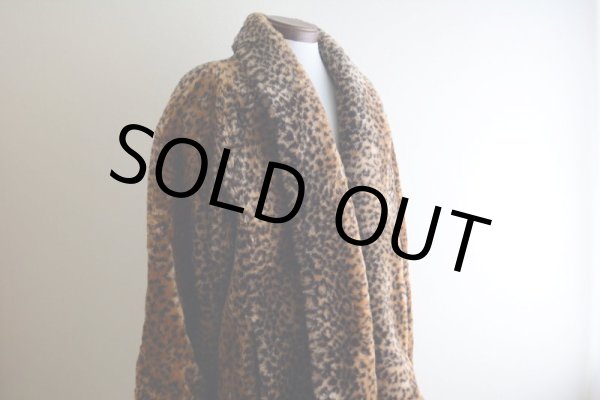 画像9: 1980s Monterey ヒョウ柄フェイクファーコート  MADE IN USA  表記XL  (9)