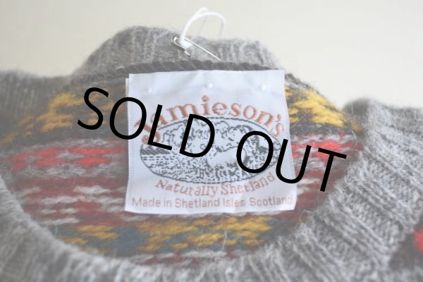 画像5: Jamieson's ファアイルセーター　 MADE IN SCOTLAND　 実寸L  (5)
