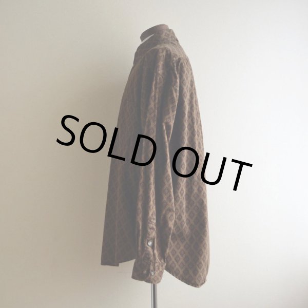 画像4: 1990s TOMMY HILFIGER 総柄シャツ　 表記L  (4)