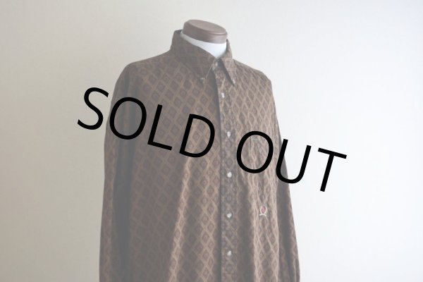 画像7: 1990s TOMMY HILFIGER 総柄シャツ　 表記L  (7)