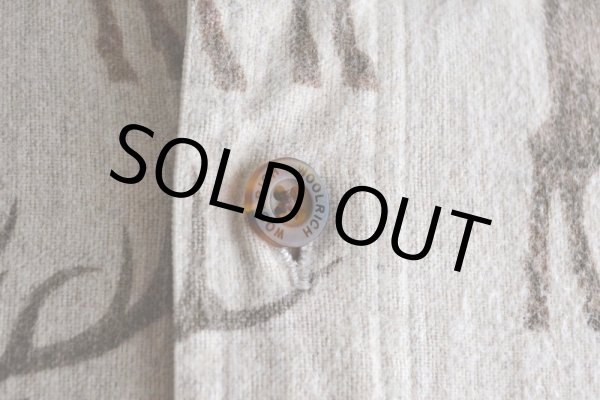 画像8: Woolrich トナカイ柄シャモアクロスシャツ  実寸L  (8)