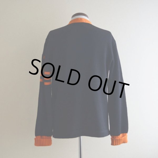 画像3: 1950s IMPERIAL ツートンレタードカーディガン　 表記42  (3)