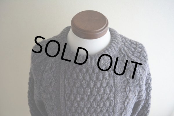 画像8: SLIEVE LEAGUE フィッシャーマンセーター　 MADE IN IRELAND　 表記42  (8)