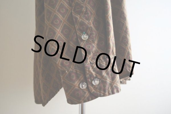 画像10: 1990s TOMMY HILFIGER 総柄シャツ　 表記L  (10)