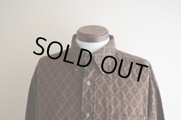 画像6: 1990s TOMMY HILFIGER 総柄シャツ　 表記L  (6)