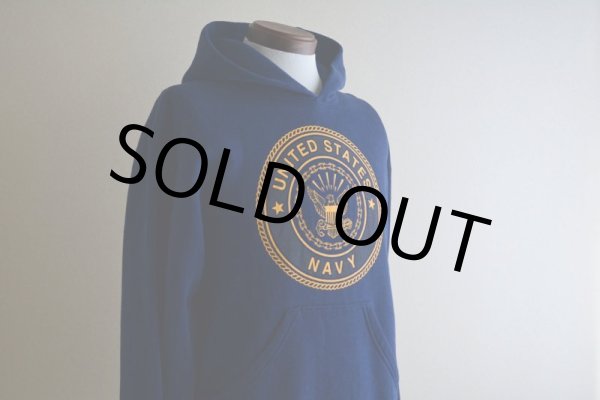 画像7: US.NAVY スウェットパーカー  MADE IN USA  表記S  (7)