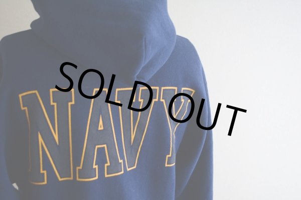 画像9: US.NAVY スウェットパーカー  MADE IN USA  表記S  (9)