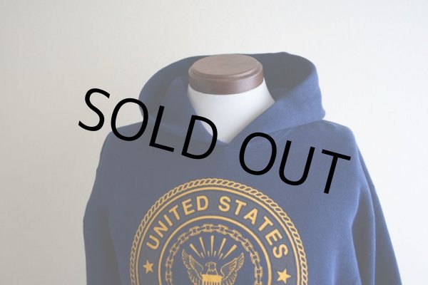 画像6: US.NAVY スウェットパーカー  MADE IN USA  表記S  (6)