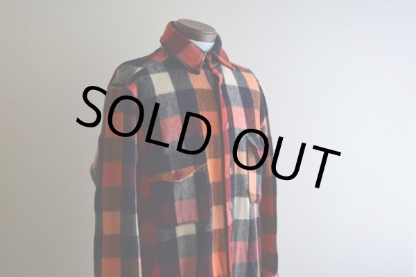 画像7: 1940s Woolrich マチ付きウールシャツ  表記16  (7)