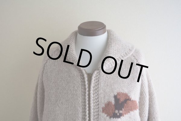 画像5: 1960s〜 カウボーイ柄カウチンセーター　 実寸ML  (5)