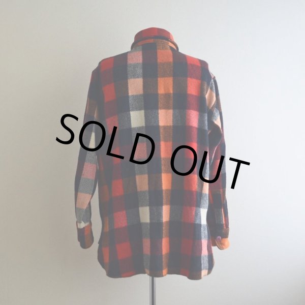 画像3: 1940s Woolrich マチ付きウールシャツ  表記16  (3)