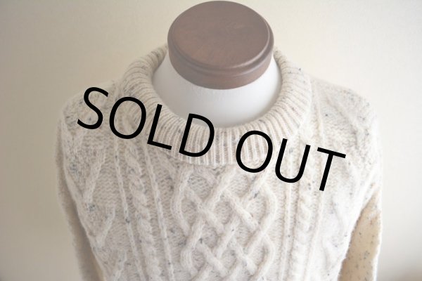 画像7: NATURALLY フィッシャーマンセーター  表記L  (7)