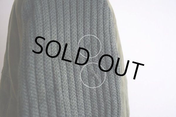 画像14: ムートン×ニットノーカラージャケット　 EURO VINTAGE　 表記56(XL)  (14)