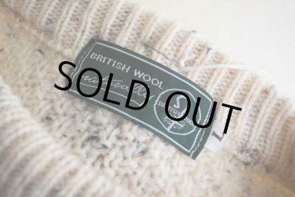 画像5: NATURALLY フィッシャーマンセーター  表記L  (5)