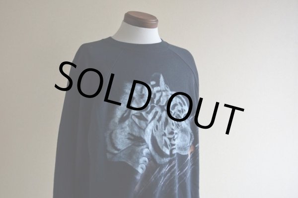 画像7: 1990-00s WHITE TIGER プリントスウェット　 表記L  (7)