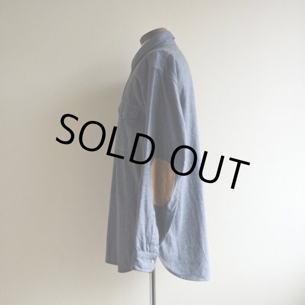 画像4: 1970s PENDLETON ウールシャツ  エルボーパッチ付き  表記L  (4)