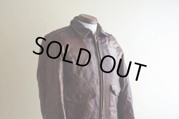 画像7: 1970s unknown レザージャケット　 裏地ムートンボア　 表記36  (7)