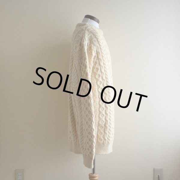 画像2: 1990s L.L.BEAN フィッシャーマンセーター  MADE IN IRELAND  表記L  (2)