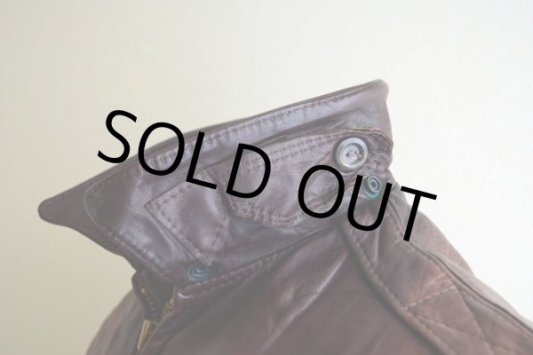 画像9: 1970s unknown レザージャケット　 裏地ムートンボア　 表記36  (9)