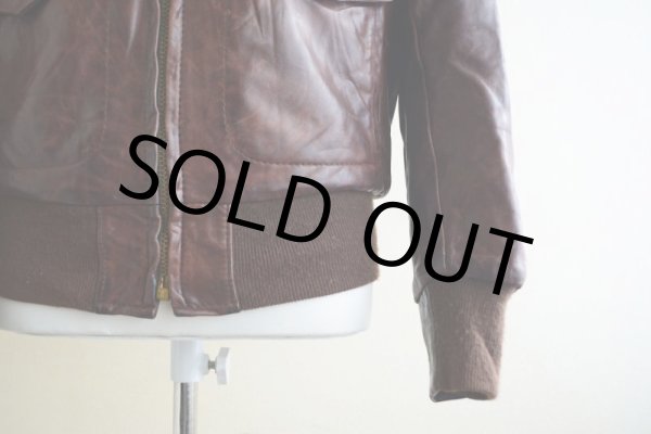 画像12: 1970s unknown レザージャケット　 裏地ムートンボア　 表記36  (12)