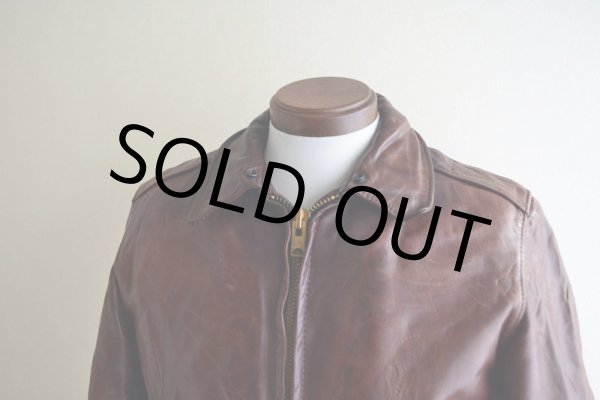 画像6: 1970s unknown レザージャケット　 裏地ムートンボア　 表記36  (6)