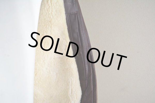 画像17: 1970s unknown レザージャケット　 裏地ムートンボア　 表記36  (17)