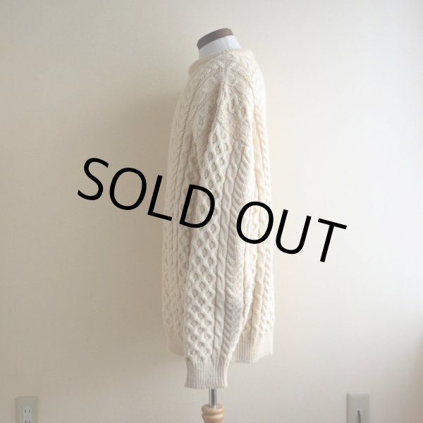 画像4: 1990s L.L.BEAN フィッシャーマンセーター  MADE IN IRELAND  表記L  (4)