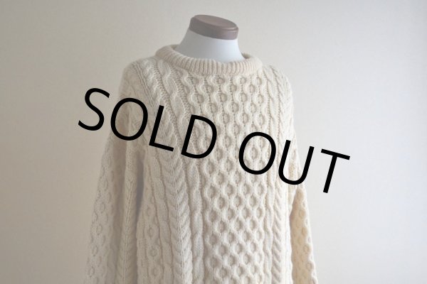 画像8: 1990s L.L.BEAN フィッシャーマンセーター  MADE IN IRELAND  表記L  (8)