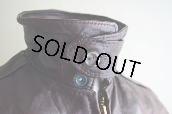 画像10: 1970s unknown レザージャケット　 裏地ムートンボア　 表記36  (10)