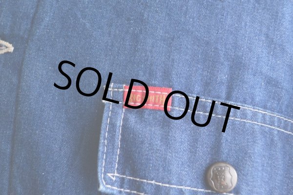 画像10: 1970s BIGSMITH デニムカバーオール　 裏地キルティング　 実寸L  (10)