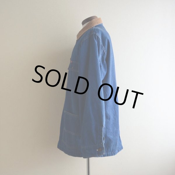 画像4: 1970s BIGSMITH デニムカバーオール　 裏地キルティング　 実寸L  (4)