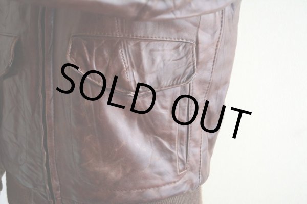 画像13: 1970s unknown レザージャケット　 裏地ムートンボア　 表記36  (13)