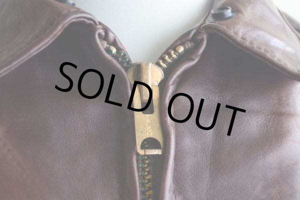 画像11: 1970s unknown レザージャケット　 裏地ムートンボア　 表記36  (11)