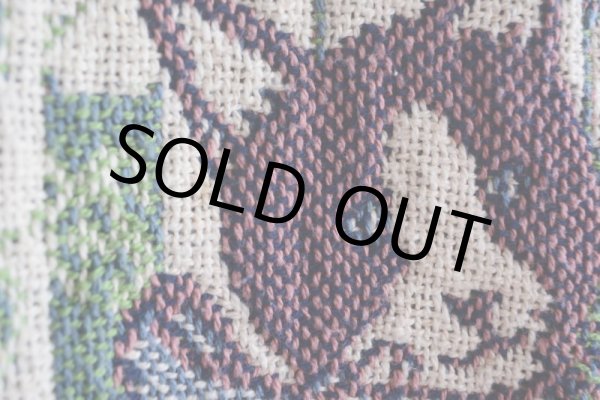 画像8: Sugar Street Weavers ネコ柄ゴブランコットンセーター　 MADE IN USA　 表記ONE SIZE  (8)