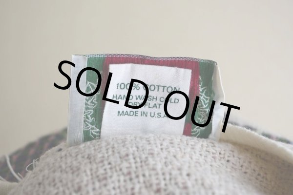 画像5: Sugar Street Weavers ネコ柄ゴブランコットンセーター　 MADE IN USA　 表記ONE SIZE  (5)